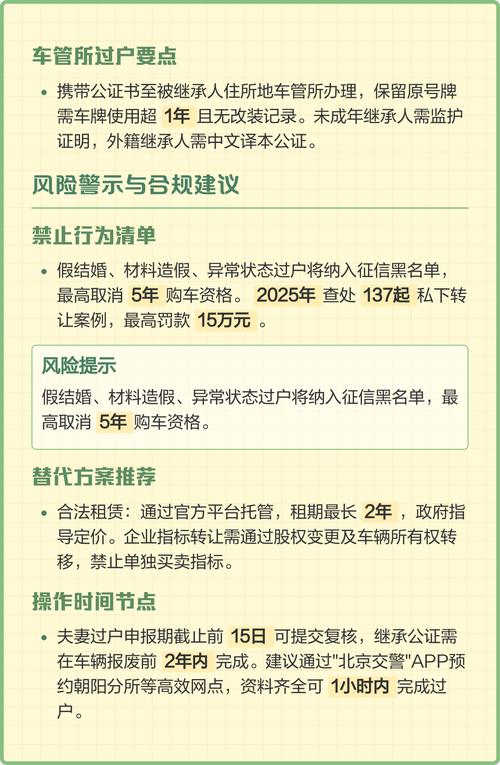 北京个人京牌转让给亲属的条件及操作说明（含向配偶变更等）
