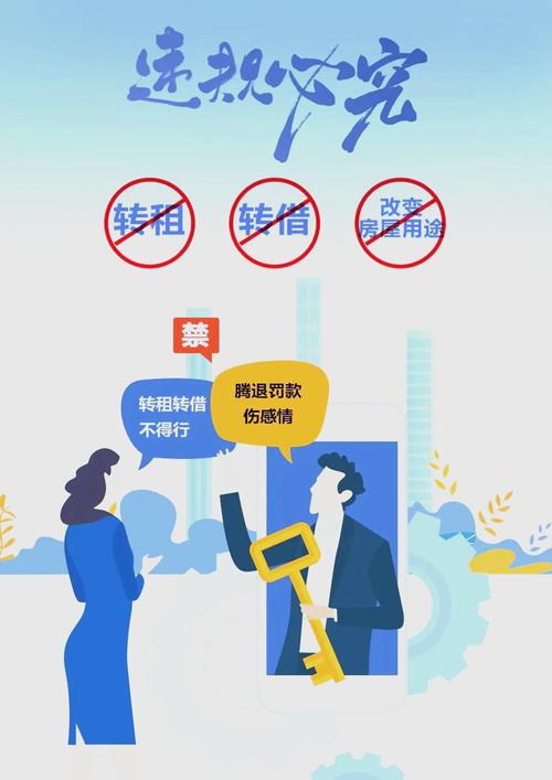 京牌租赁中介注意：公租房严禁转租转借，违规必严查